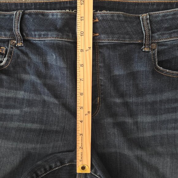 American Eagle Outfitters Artist Crop Woman's Next Level Stretch Jeans 20 Reg - Picture 8 of 10